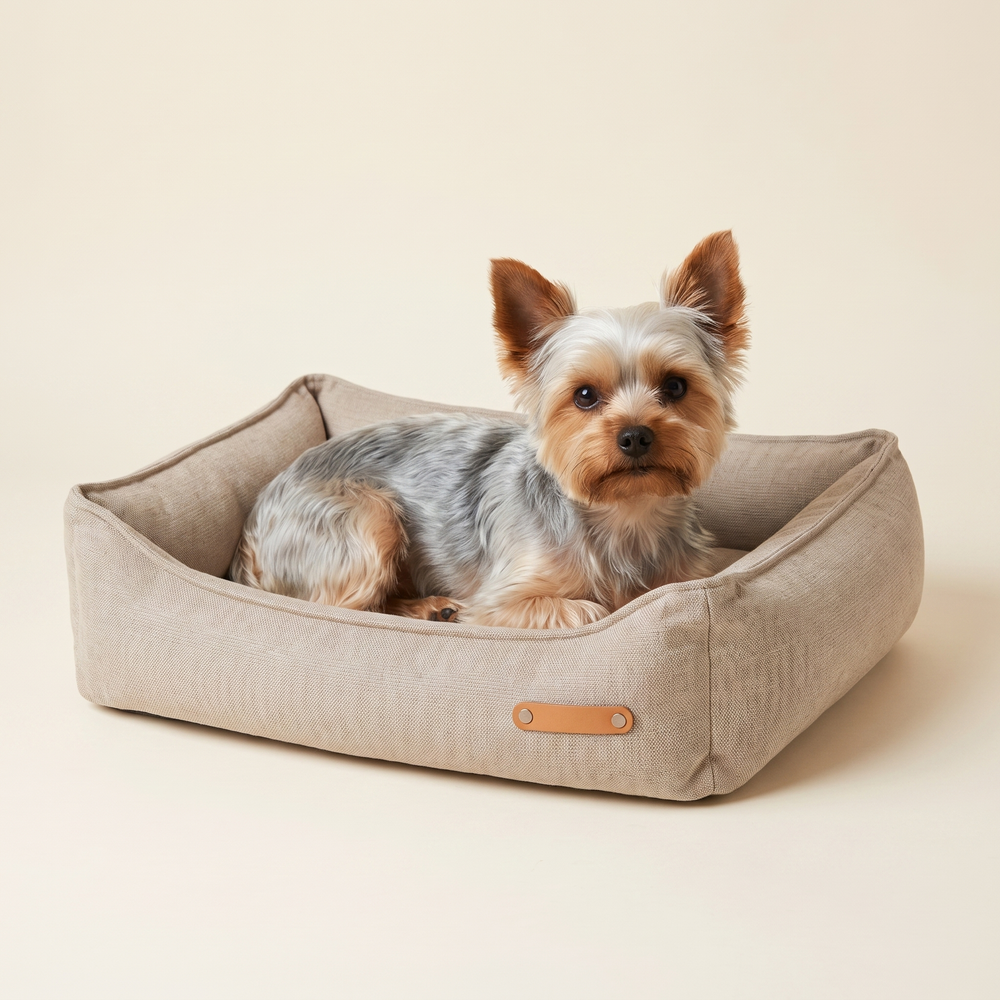 Fluffy i hundeseng Bosca