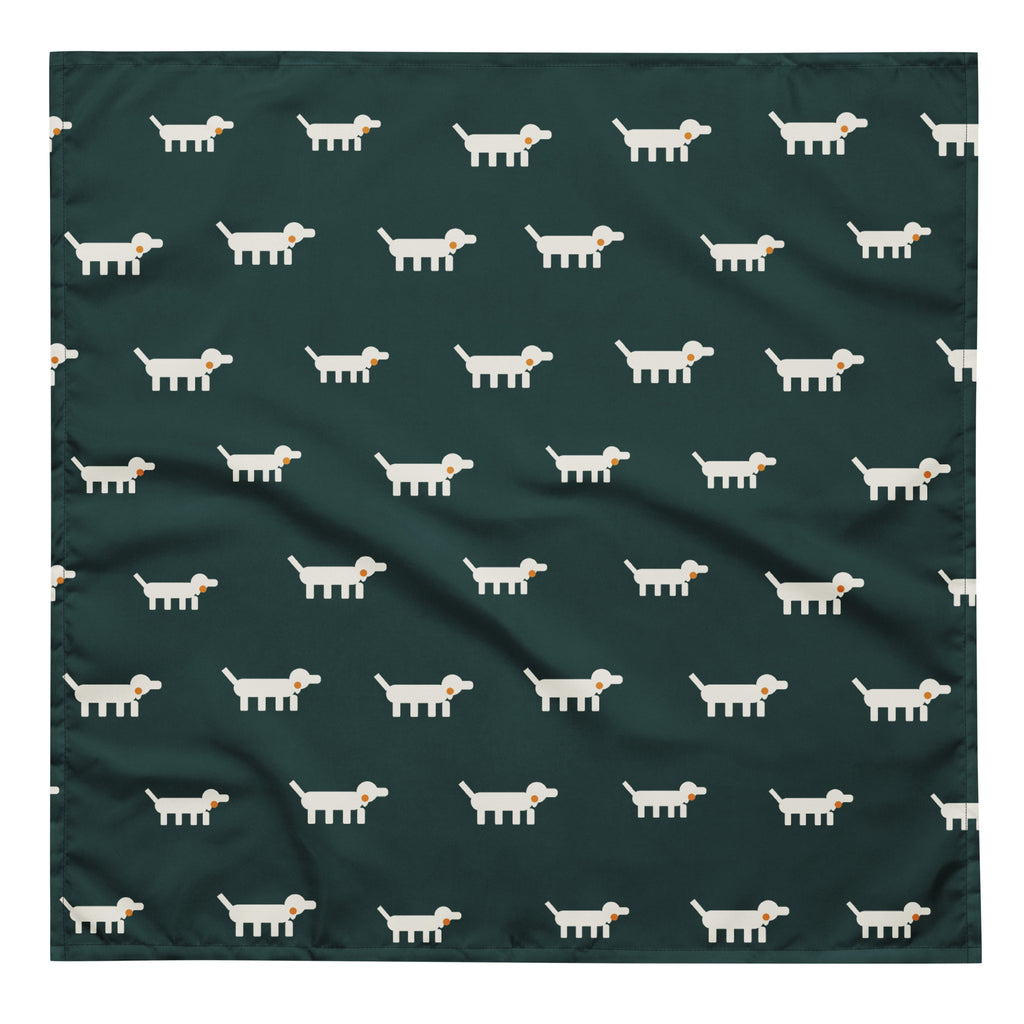Gravhund Bandana, fladt produktfoto