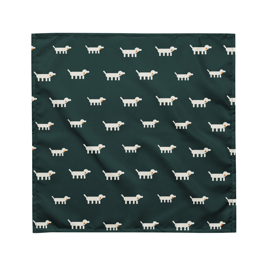 Gravhund Bandana, fladt produktfoto