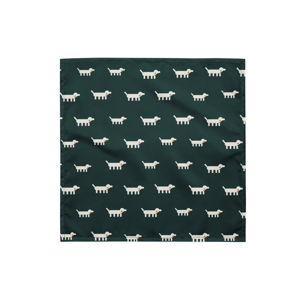 Gravhund Bandana, fladt produktfoto