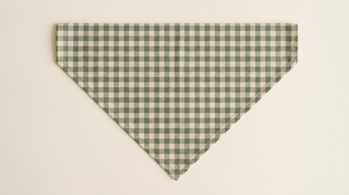 Bandana Gingham Havre – flat lay