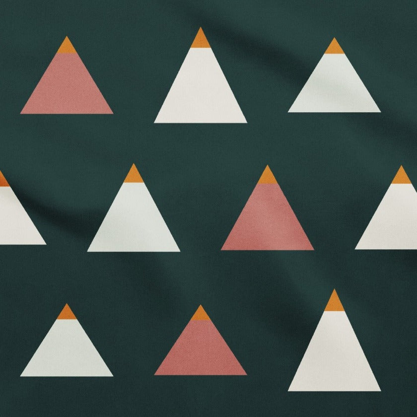 Fjeld Bandana, tæt på mønster og stof