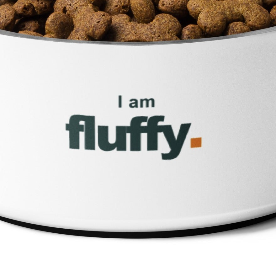 I am fluffy skål, tæt på detaljer